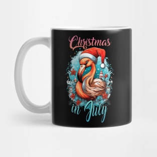 Flamingo Wonderland | 'Christmas in July' Celebration T-Shirt Mug